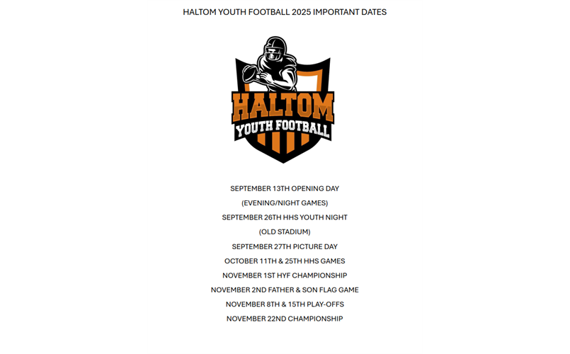 2025 HYF IMPORTNAT DATES